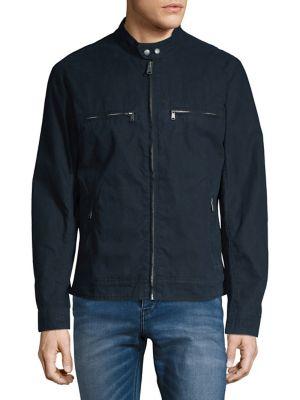 Lucky Brand Waxed Bonneville Zip Front Jacket