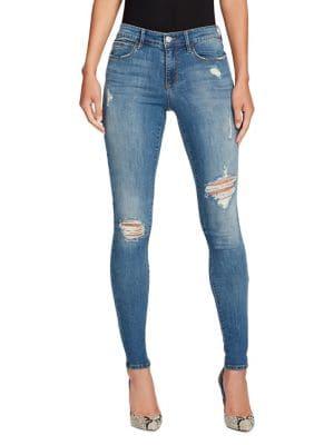Skinny Girl Distressed Skinny Jeans