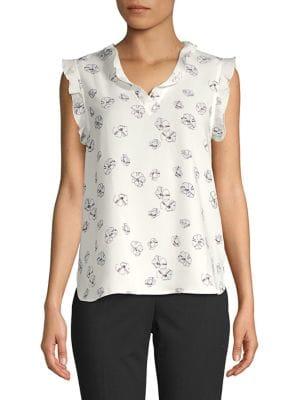 Lord & Taylor Kaitlyn Floral Blouse