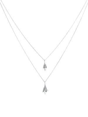 Lucky Brand Cowgirl California Crystal Tulip Multi-strand Pendant Necklace