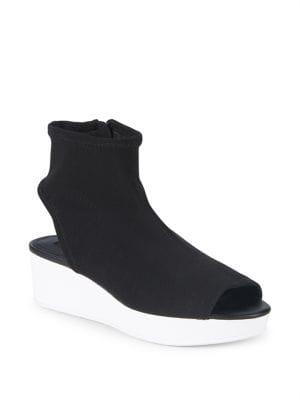 Donna Karan Riviera Cutout Platform Booties
