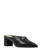 Nine West Helmer Leather Point Toe Mules