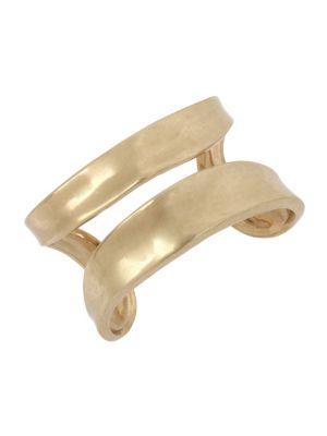 Robert Lee Morris Collection Raising Arizona Crystal Open Hole Cuff Bracelet