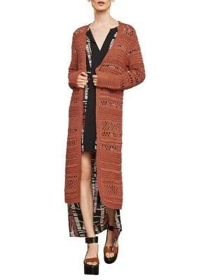 Bcbgmaxazria Open-stitch Long Cardigan