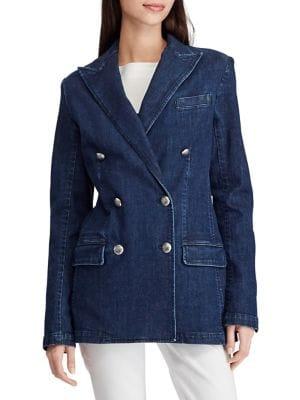 Lauren Ralph Lauren Stretch Denim Blazer