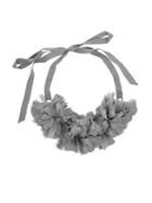 French Connection Pom-pom Collar Necklace