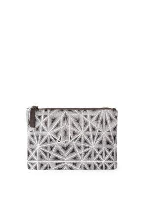 Vida Seismic Leather Carryall Pouch