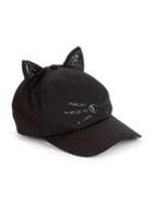 Collection 18 Glitter Cat Baseball Cap