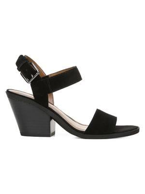 Franco Sarto Suede Heeled Sandals