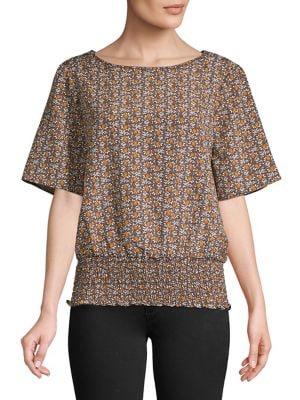 Michael Michael Kors Pop Deco Tulip Kimono Sleeve Top