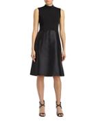 Lafayette 148 New York Indra Cotton And Silk-blend Dress