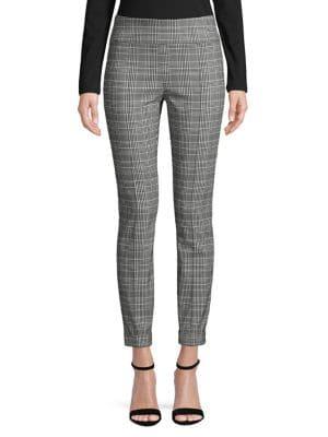 Lord & Taylor Kelly Plaid-print Pull-on Pants