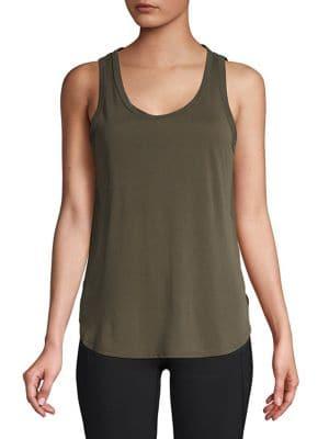 Betsey Johnson Criss-cross Open Back Tank