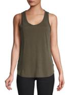 Betsey Johnson Criss-cross Open Back Tank