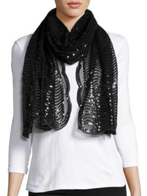 Cejon Embellished Tulle Wrap