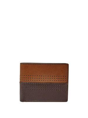 Fossil Cody Rfid Flip Id Leather Bi-fold Wallet