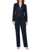 Tahari Arthur S. Levine Double-breasted Jacket And Pants Suit