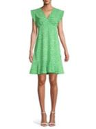 Michael Michael Kors Butterfly Cap Sleeve Clover Dress