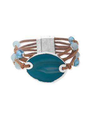 Lonna & Lilly Faceted Multi-row Bracelet