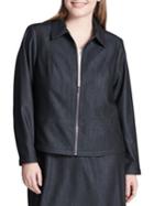 Calvin Klein Plus Dressy Denim Jacket