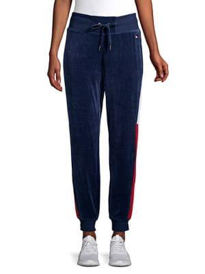 Tommy Hilfiger Performance Varsity Velour Joggers