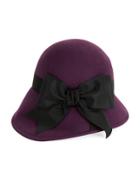 Kathy Jeanne Bow-accented Cloche