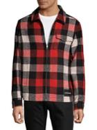 Calvin Klein Jeans Plaid Zip-front Jacket