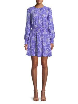 Michael Michael Kors Floral Smocked Dress