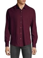 Black Brown Brushed Flannel Gingham Shirt