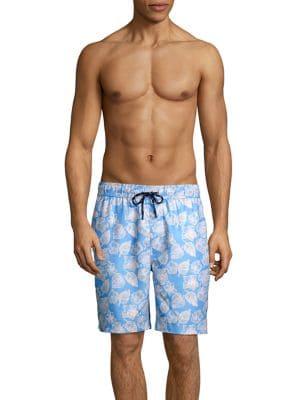Surfsidesupply Washed Floral Printed Board Shorts