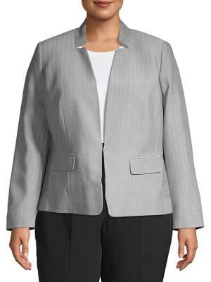 Kasper Inverted Notch Blazer