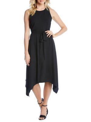 Karen Kane Self-tie Fit-&-flare Dress