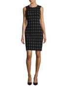 Calvin Klein Checkered Sleeveless Dress