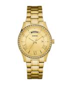 Guess U0764l2 Crystal-embellished Goldtone Stainless Steel Watch