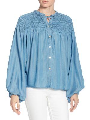 Catherine Catherine Malandrino Julie Chambray Blouse