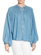 Catherine Catherine Malandrino Julie Chambray Blouse