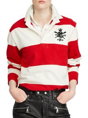 Polo Ralph Lauren Monogram Cotton Rugby Polo