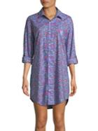 Lauren Ralph Lauren Floral Button-down Shirt Dress