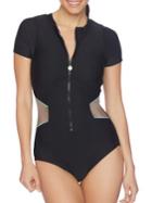 Next Mesh One-piece Swimsuit
