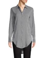 Philosophy Apparel Striped High-low Tunic
