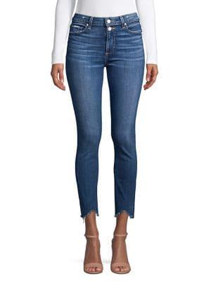 Paige Jeans Double-button Ankle Jeans