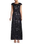 Decode 1.8 Sequined Mesh Gown