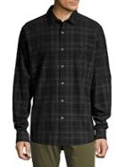 Michael Kors Slim Plaid Button Front Shirt
