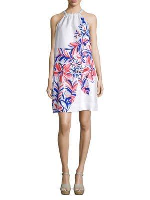 Tommy Bahama The Tiger Floral Halter Dress