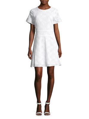 Michael Michael Kors Floral Flare Sleeve Dress