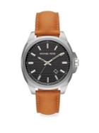 Michael Kors Bryson Three-hand Leather Watch