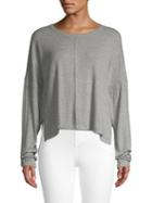 Tresics Luxe Ribbed Long-sleeve Top