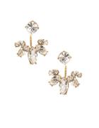 Marchesa Marquise And Crystal Floater Earrings