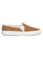 Keds Faux Shearling-lined Suede Slip-on Sneakers