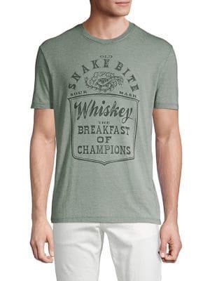 Lucky Brand Snake Bite Whiskey Graphic T-shirt